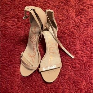 Sam Edelman Nude Strappy Heels